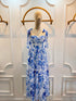 Summer Floral Print Sleeveless Straps Sundresses